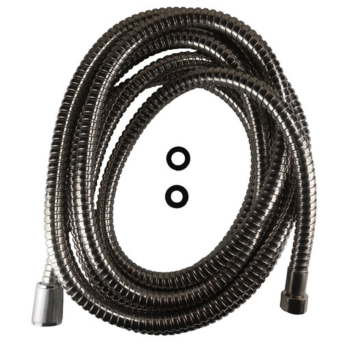 Osculati Stainless Steel Shower Hose - 3/8" to 1/2" x 4m