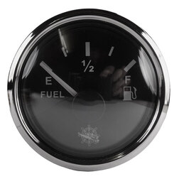 Selectable Signal Fuel Level Gauge with Stainless Steel Bezel