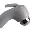 Trem White Nylon Button-Control Shower Head Close Up