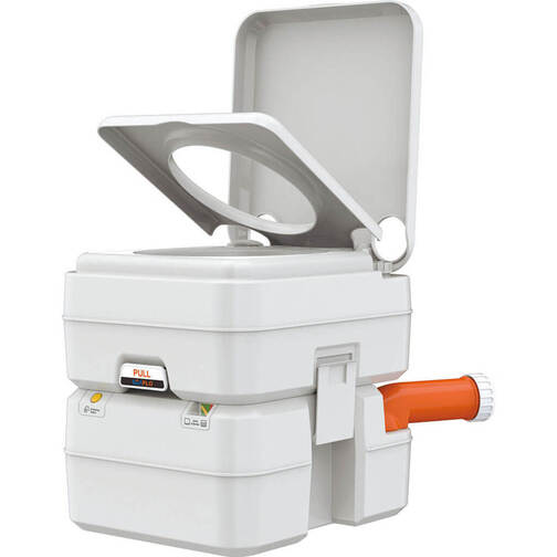 Seaflo PT2002 Portable Toilet Features on Display