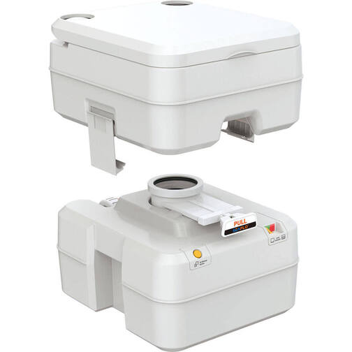 Seaflo PT2002 Portable Toilet Waste and Flush Water Tanks Apart