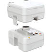 Seaflo PT2002 Portable Toilet Waste and Flush Water Tanks Apart