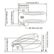 Seaflo 02 Series Bilge Pump Float Switch Measurements