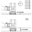 Seaflo 13B Series Bilge Pump Operational Depth Diagram