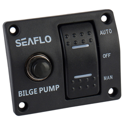 Seaflo LED Illuminated 3-Way Bilge Pump Switch