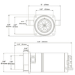 Seaflo Marine Toilet Flush Pump & Macerator Measurements
