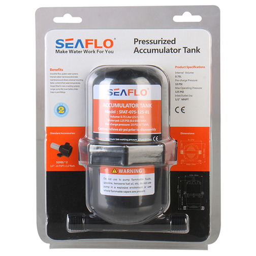 Seaflo SFAT-075-125-01 Accumulator Tank