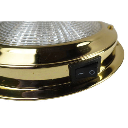 Brass 140mm Switched Cabin Light Switch