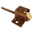 Door Push Button Lock Mechanism Only - Brass