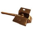 Door Push Button Lock Mechanism Only - Brass