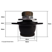 Recessed Engine Mount Measurements