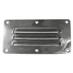 Stainless Steel 127 x 65mm Louvre Vent Grille
