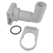 Jabsco Quiet Flush E2 Electric Toilet Right Angle Discharge Port
