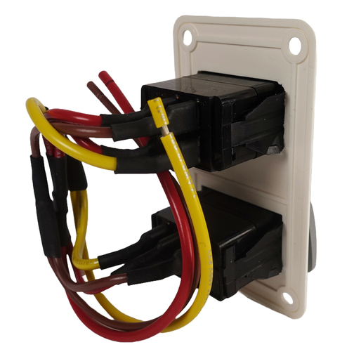 Jabsco Quiet Flush Electric Toilet Switch Panel - Sheridan Marine