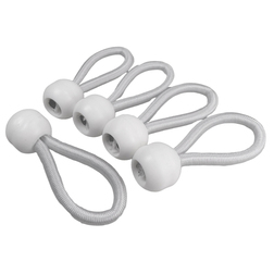 White on White 75mm Ball Loops