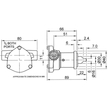 Jabsco 29300-2801C Engine Water Pump Drawing