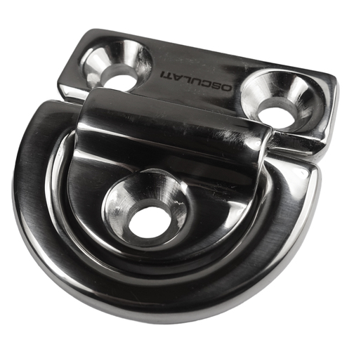 Osculati Stainless Steel 10mm 3-Hole Folding Pad Eye