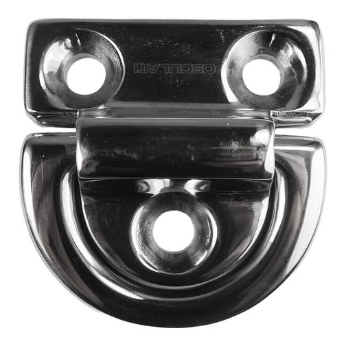 Osculati Stainless Steel 10mm 3-Hole Folding Pad Eye