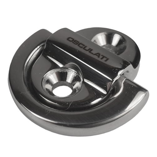 Osculati Stainless Steel 6mm 2-Hole Folding Pad Eye