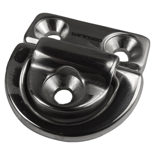 Osculati Stainless Steel 8mm 3-Hole Folding Pad Eye