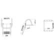 Stainless Steel Telescopic Swim Ladder Measurements