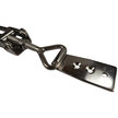 Stainless Steel Adjustable Locking Latch - 100-125mm Reach