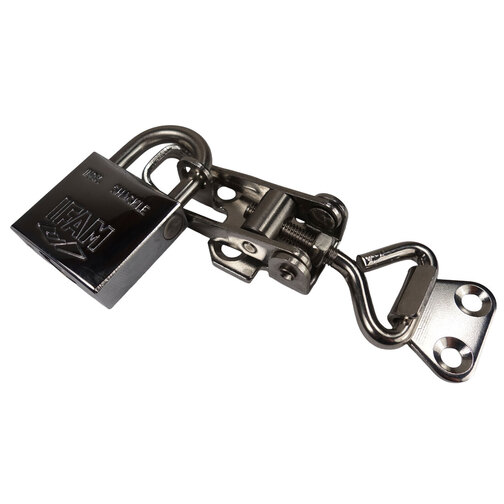 Latchstring Lock Stainless Steel Adjustable Locking Latch - Sheridan Marine
