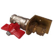 Brass Compression Fitting Valve Bracket with Valve Attached