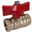 Brass Female Socket Tee Handle Ball Valve - 3/8"
