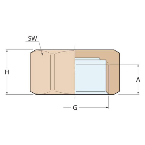 Guidi Brass End Cap Measurements
