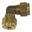 Brass Equal Elbow Coupling Compression Fitting - 1/4"x 1/4"
