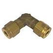 Brass Equal Elbow Coupling Compression Fitting - 3/16" x 3/16"