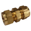 Brass Equal Straight Coupling Compression Fitting - 1/2" x 1/2"