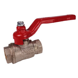 Brass Female Socket Lever Handle Ball Valve - 1/4"