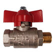 Brass Tee Handle Ball Valve - 1/4"