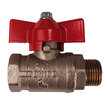 Brass Tee Handle Ball Valve - 3/8"