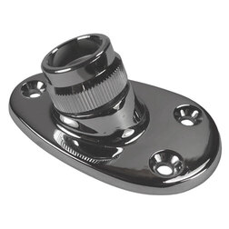 Chrome-Plated Retractable Light Base