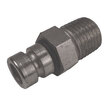 Quick-connect Chrome-brass 1/4" NPT Fuel Line Connector