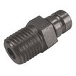 Quick-connect Chrome-brass 1/4" NPT Fuel Line Connector
