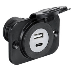 Recessed USB & Micro USB Socket