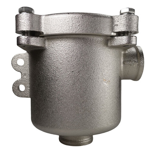 Guidi Ionio Nickle-plated Bronze Water Strainers with Transparent Cap