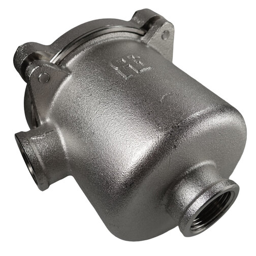 Guidi Ionio Nickle-plated Bronze Water Strainers with Transparent Cap