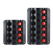 Osculati Fused Switch Panel with LED Rocker Switches