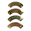 Curved Brass Name Plates