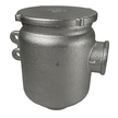 Guidi Tirreno Nickle-plated Brass Water Strainers with Metal Cap - 3/4"