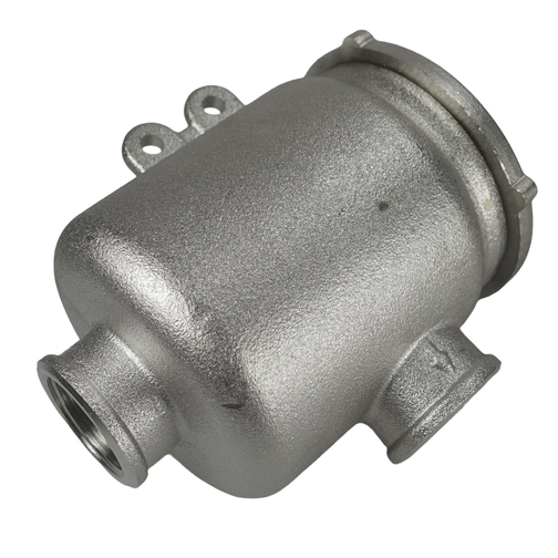 Guidi Tirreno Nickle-plated Brass Water Strainers with Metal Cap - 3/4"