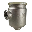 Guidi Tirreno Nickle-plated Brass Water Strainers with Transparent Cap - 1/2"