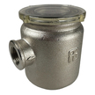 Guidi Tirreno Nickle-plated Brass Water Strainers with Transparent Cap - 1/2"
