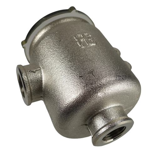 Guidi Tirreno Nickle-plated Brass Water Strainers with Transparent Cap - 1/2"