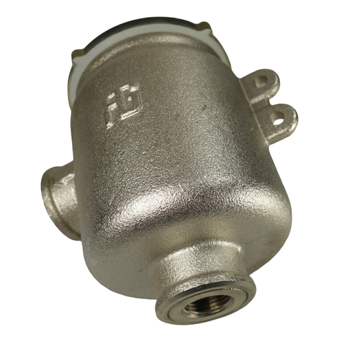 Guidi Tirreno Nickle-plated Brass Water Strainers with Transparent Cap - 3/8"